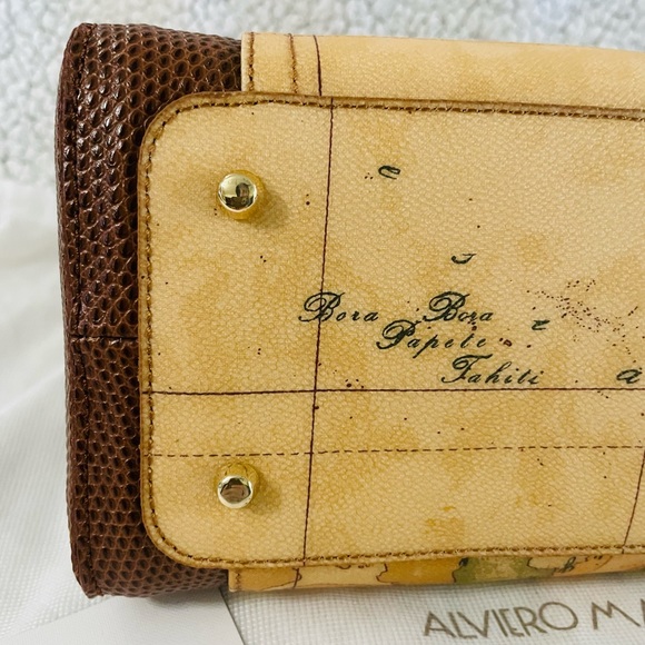 ALVERO MARTINI 1ª Classe GEO LIRICA SMALL HANDBAG WITH SHOULDER STRAP - Picture 10 of 11